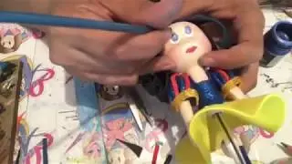 Cómo hacer Fofulapiz de Blanca Nieves paso a paso