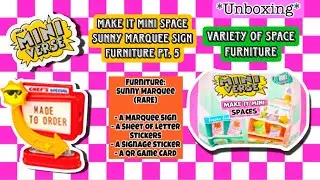Watch Me! Open Miniverse New Marquee Sign (RARE) Space Furniture| Adult Collector 