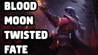 BLOOD MOON TWISTED FATE SKIN SPOTLIGHT - LEAGUE OF LEGENDS