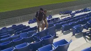 Metrodome Seats To Fill Small Town Stadium