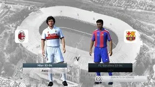FINAL UCL 1993/94 | AC MILAN vs BARCELONA | FIFA 14 PC CLASSIC PATCH