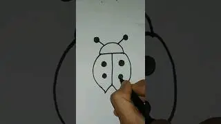 Simple & Easy Drawing | How to Draw Bug #drawing #shorts