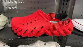Crocs Echo Clog &ldquo;Varsity Red&rdquo; - Style Code: 207937-6WC