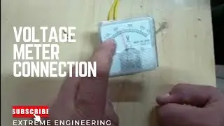 Voltage Meter | Voltage Meter Connection | Volt  Meter Connection | Extreme Engineering