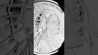 You Are Going to LOVE The New Buffalo Girl Silver Round! 🦬 #sdbullion #silver #coins #buffalogirl
