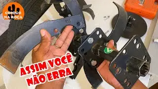 COMO MONTAR AS FACAS DAS ENXADAS DO MOTOCULTIVADOR