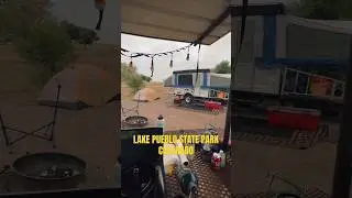 Rain Delay / Lake Pueblo State Park, Colorado #raindelay #rainyday #coloradocamping #dadlife #popup