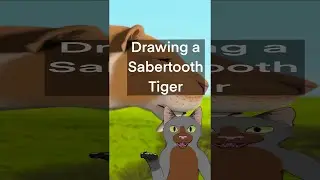 I drew Smilodon(Sabertooth Tiger)