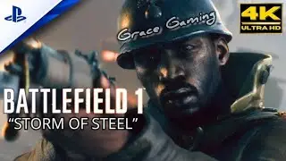 Battlefield 1 : The Introduction Opening , Storm of Steel Single Player Prologue Gameplay 1080 60fps
