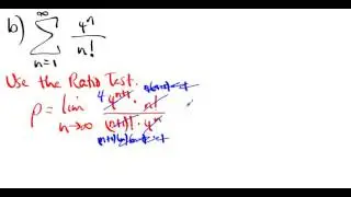 MATH222 Lesson 26 Ratio Test