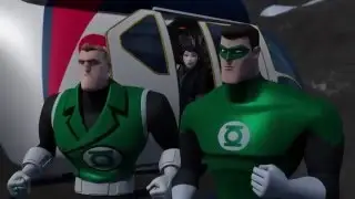 Hal Jordan and Guy Gardner vs The Manhunters
