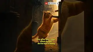 The Lazy Cat Who Finally Found His Purpose #shorts #story
