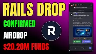 Rails Discord Airdrop Full Guide | Rails Airdrop $20.20M Fundings | Rails Airdrop Passenger Pass