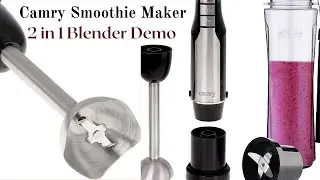 Camry 2 in 1 Hand Blender and Smoothie Maker  | Unboxing & Demo |
