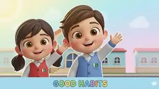 Good Habits | Kids Rhyme | Achi Aadatain Poem for Children