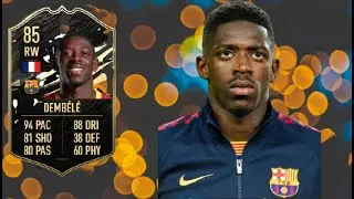 THIS CARD IS INSANE - 85 RATED INFORM OUSMANE DEMBELE PLAYER REVIEW - FIFA 21 ULTIMATE TEAM