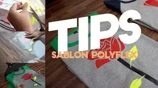 Tips Sablon POlyflex Menggunakan Masking Tape dan Tanpa Menggunakan Masking Tape