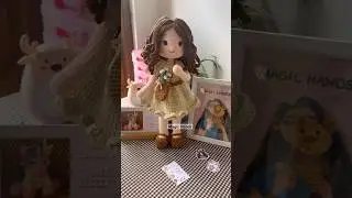 Elina 🤎 #crochet #amigurumi #doll #handmade #cute #vintage #brown #tutorialamigurumi  #srilanka