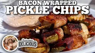 Bacon Wrapped Pickle Chips | Blackstone Griddles