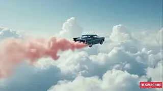 A Car in the Sky?! | Surreal Cloud Ride Through the Heavens ☁️