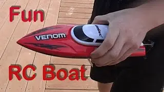 Venom RC Boat on Lake Anna