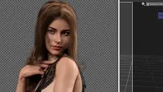 Daz Studio How to simulate dforce strand based hair with gravity only.