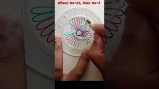 Colourful Spirograph Drawing #shorts #spirograph #viral