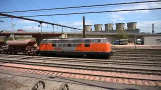 RTS lok V221-134 im Differdingen bahnhof