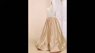 Champagne Flower Girl Dresses You Have to Prepare for Autumn Weddings