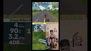 Zwift Cycling Workout Short 12.07.2025 zs #zwift #cycling #indoor #trainer #roadbike #mtb #cardio