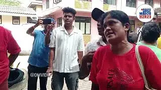 Disaster-Affected Families Protest at Ahetuwewa Secretariat Over Missing Aid