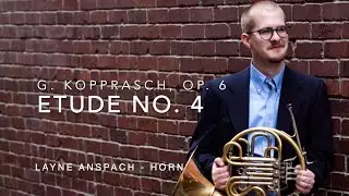 G. Kopprasch: Etude No. 4, Etudes for Low Horn, Op. 6