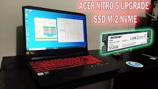 ACER NITRO 5  | Tutorial UPGRADE SSD M.2 NVME 512GB |AN515-55 ESPAÑOL 2023