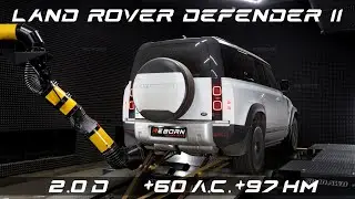 Чип-тюнинг Land Rover Defender II 2.0 TD с замерами и настройкой на стенде в Reborn Technologies.