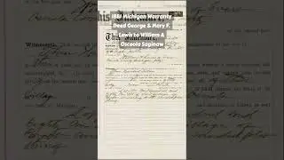 1800s&ndash;1940s | Handwritten Genealogy, MI Deed, NJ Mortgage, Shell Oil LA Cover www.oldpapergur.com