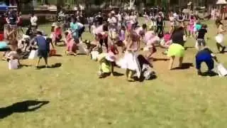 Easter egg mosh pit