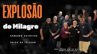 DATA 24/01/2026 S&Aacute;BADO CULTOM MONTE DA LUZ - TENDA EXPLOS&Atilde;O DE MILAGRES 🙏🙏