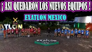 ASI QUEDARON CONFORMADOS LOS EQUIPOS ROJOS Y AZULES EXATLON MEXICO 2023 #exatlon