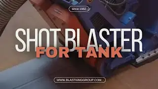 Self-Propelled Horizontal Movable Shot Blaster in Action | Tank Surface Preparation Demo🛠️💪