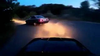 BEAST GARAGE. - Night drift training BMW E34 525i Turbo
