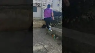 Autosuperarse cuando te da miedo es lo que m&aacute;s te satisface🙌🥰 #autosuperacion #parkour #constancia