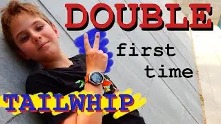[SCOOTERING] Kamen lands his first double-tailwhip (kick-scooter)