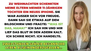 Zu Weihnachten Gaben Meine Eltern Meiner Tochter Ein Iphone. Ich Sah Es An Und Rief Die Polizei…