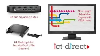 ICT Direct | The HP 800 G2 Desktop Mini and Versatile VESA Security Mount Review