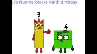 Four Is Scared Of Round Things (also happy birthday numberblocks)