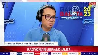 BARANGAY AND SK PRE-ELECTION COVERAGE - 10/29/2023 - 5:00 P.M