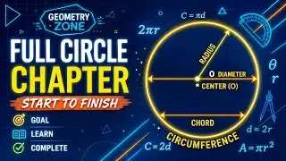 Circle Geometry for Beginners | Learn Radius and Diameter
