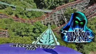 Phantom's Revenge HD Front Seat On Ride POV & Review. Awesome Morgan Hyper Coaster At Kennywood!