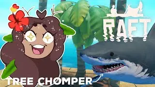 BEHOLD!! The Precious PALM TREE!! 🦈Raft: Lost AGAIN &bull; #10
