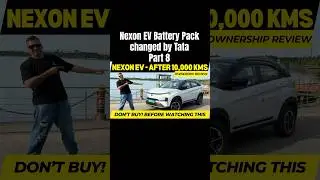 Nexon EV Battery Pack changed #electriccar #electricvehicle #tata #nexonev @tata.evofficial